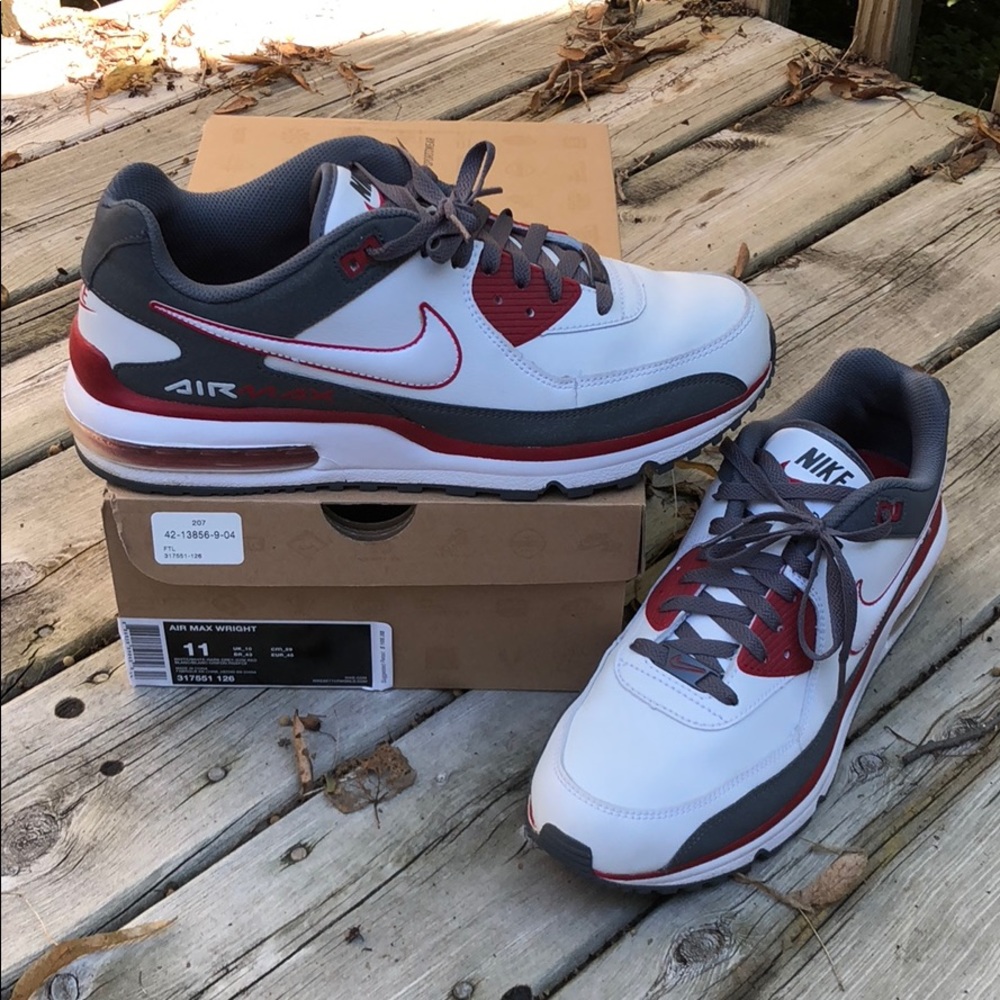 Bike Air Max Wright | Size 11 | Red White Gray